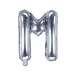 Bogstav Ballon Sølv M 35 cm