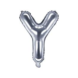 Bogstav Ballon Sølv Y 35 cm