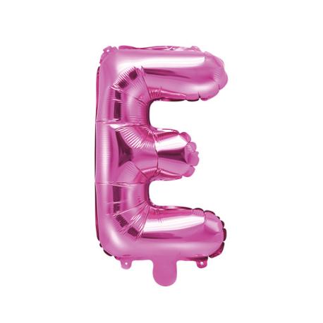 Bogstav Ballon Pink E 35 cm