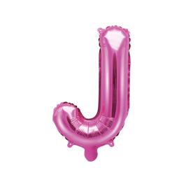 Bogstav Ballon Pink J 35 cm