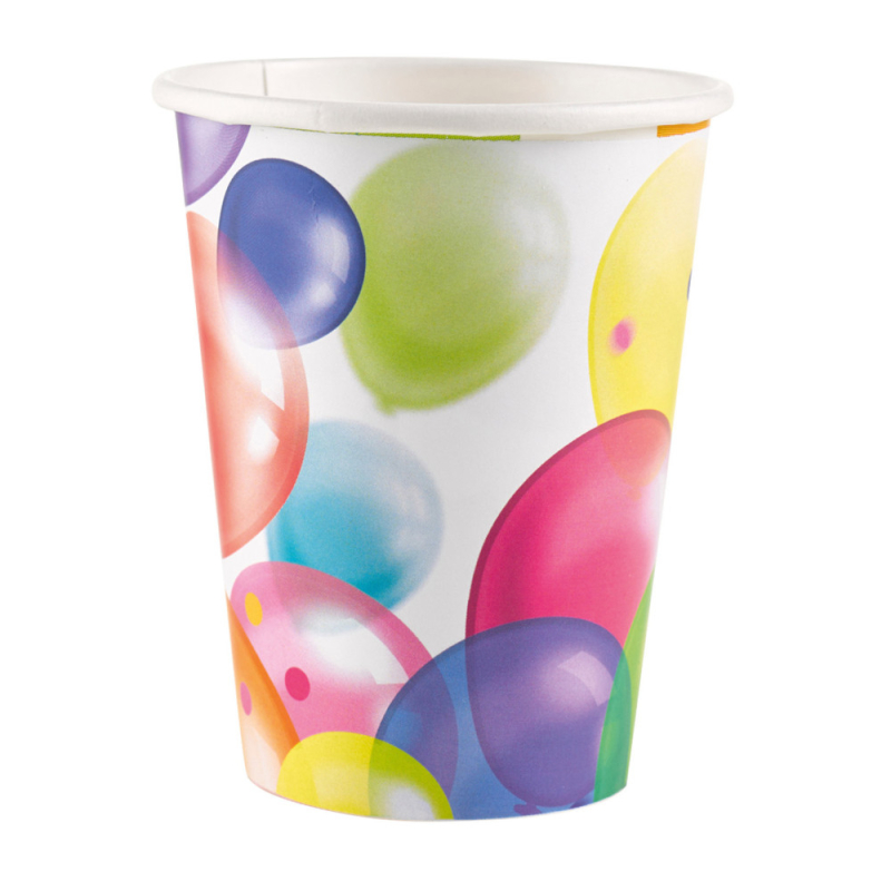 Papkrus med fødselsdagsballoner