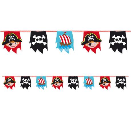 Pirat fødselsdag, Banner