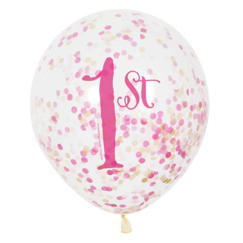 Billede af 1 År Konfetti Ballon