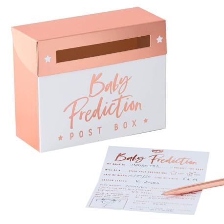 Baby shower spil, Baby Prediction Box