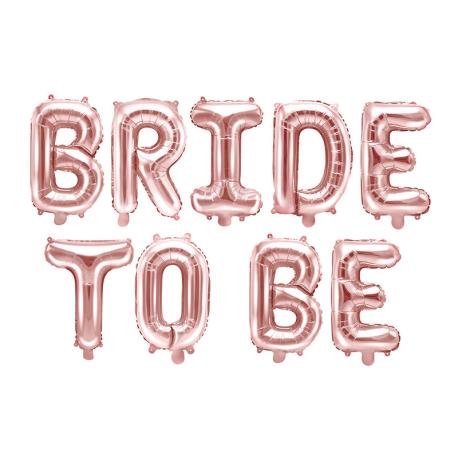 Bride to be balloner i rosegold