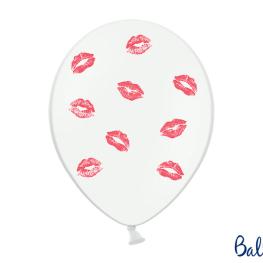 Ballon med røde læber som Valentines Day pynt