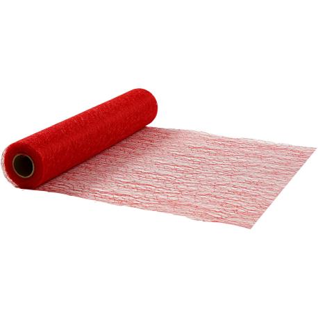 Rød Bordløber 30 cm x 10 m Polyester