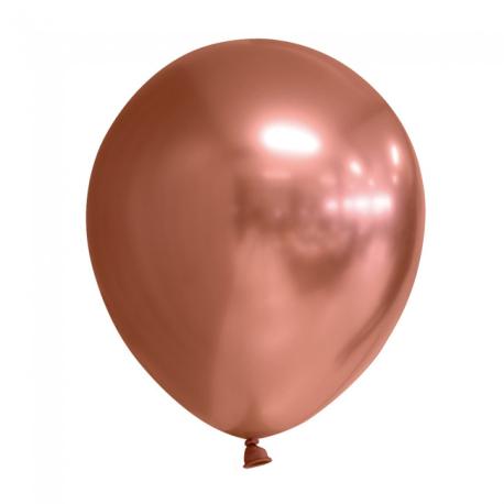 Kobber Ballon Metallisk 30 cm 10 stk.