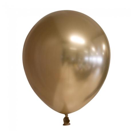 Guld Ballon Metallisk 30 cm 10 stk.
