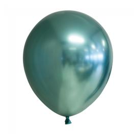 Grøn Ballon Metallisk 30 cm 10 stk.