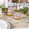 Lysestage /Fyrfadsstage Rosegold Vintage pynter bord
