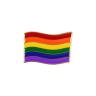 Pride / Regnbue Badge Flag