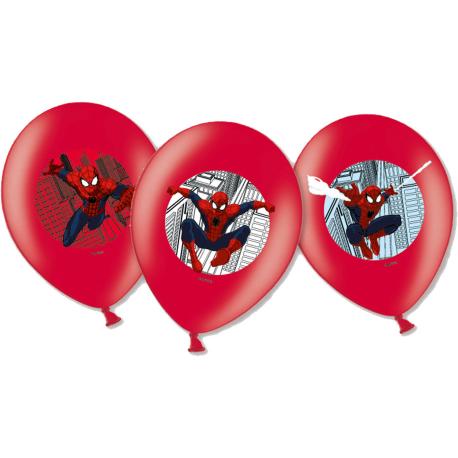 Spiderman Balloner 6 stk.