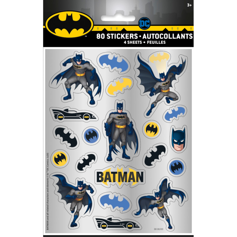 Batman Klistermærker 80 stk.