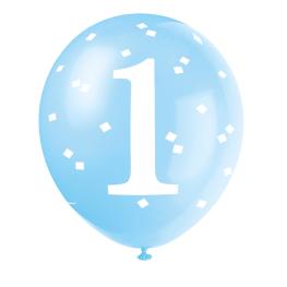 Blå Ballon 1 år