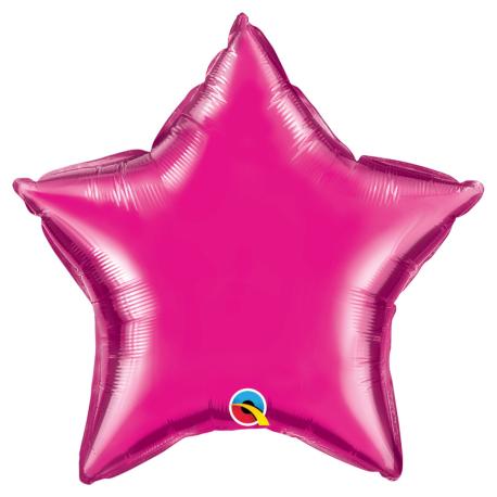 Pink Stjerne Ballon Folie