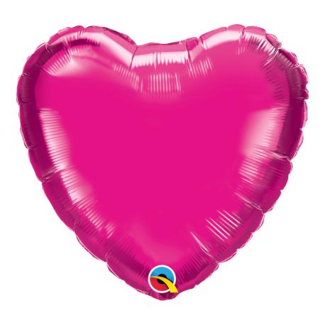 Pink Hjerte Ballon Folie