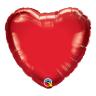 Rød Hjerte Ballon Folie