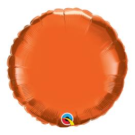 Orange Rund Ballon Folie