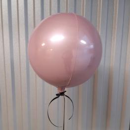 Lyserød Globe Ballon