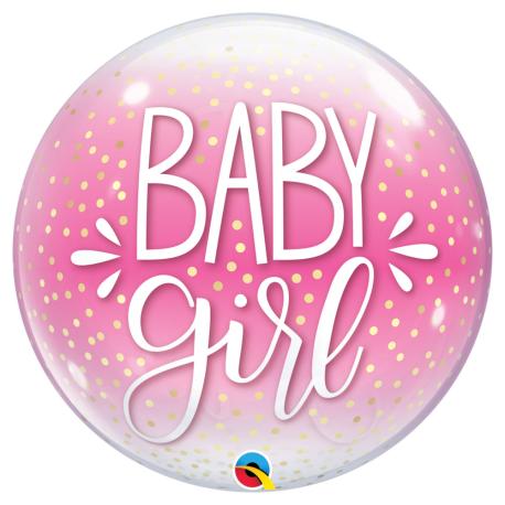 Baby Girl Bubble Balloon