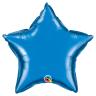 Blå Stjerne Ballon Folie