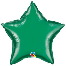 Grøn Stjerne Ballon Folie
