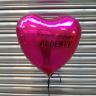 Pink Hjerte Ballonpost