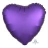 Lilla Hjerte Ballon Satin