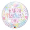 Happy Mothers Day Ballon med Blomster
