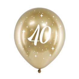 40 År Ballon Guld