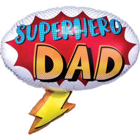 Superhero Dad Ballon | 68 cm x 68 cm