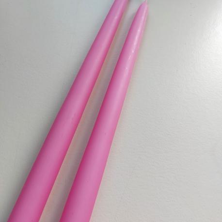 Pink Stearinlys | 2 Stk. 
