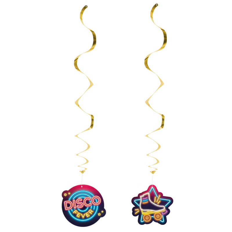 Billede af Disco Fever Swirls | 2 Stk.