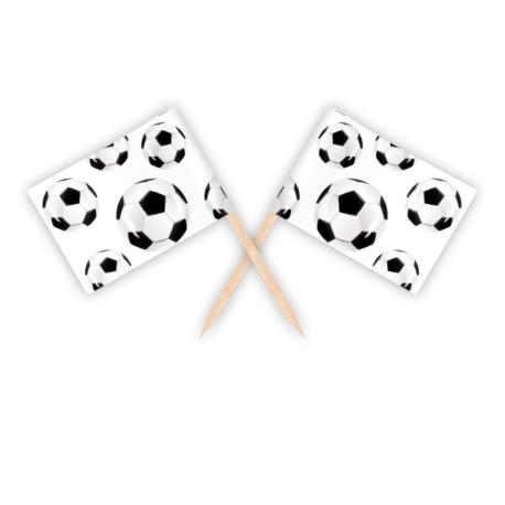 Fodbold Cup Cake Toppers | 24 Stk.