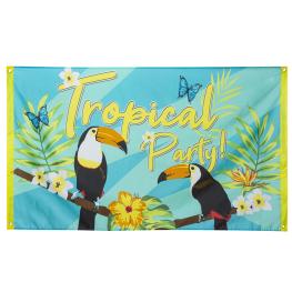 Tukan Tropical Party Flag | 150 x 90 cm