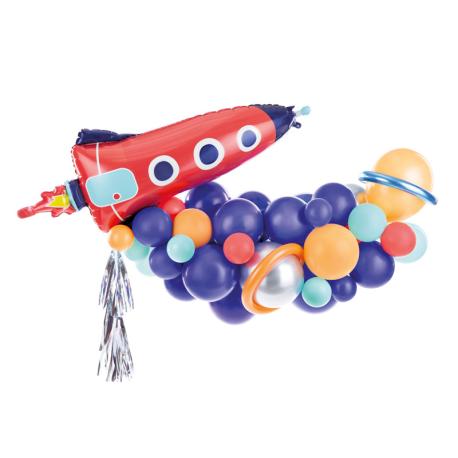 Space Ballonbue Med Rumraket | 43 Balloner