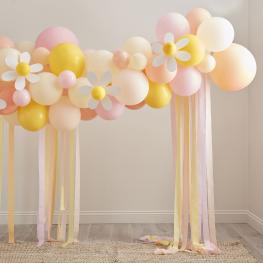 Daisy Ballonbue | 70 Balloner, Crepe Streamer og Daisys