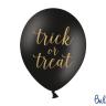 Halloween pynt, balloner med teksten "Trick or Treat"