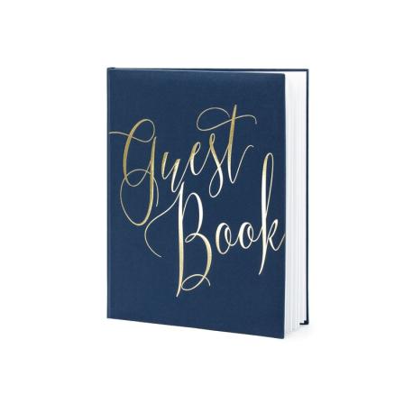 Blå/Guld Gæstebog | 22 Sider