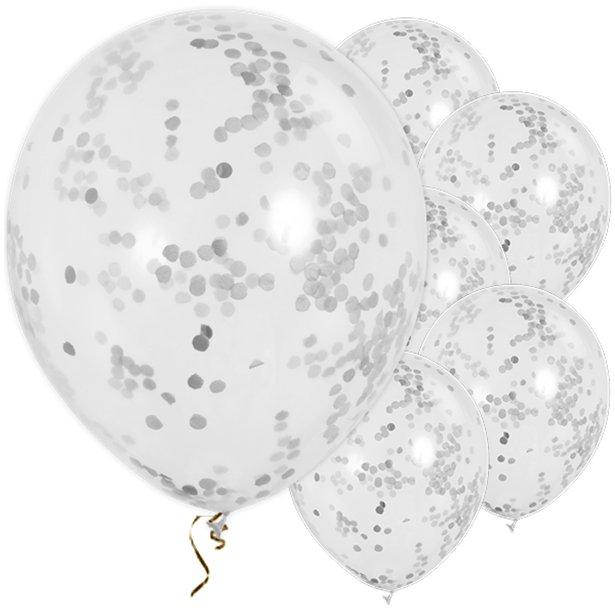 Oswald Voksen Faret vild Køb Sølv Konfetti Ballon til Fødselsdag & Fest